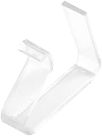 Qtqgoıtem 4 Adet Plastik Şeffaf 30-40mm Genişlik Masa Örtüsü Raptiye Kelepçeleri (Model: ff5 822 cc5 a60 d69)