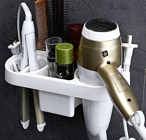 YGCBL Depolama Rafı,Saç Kurutma Makinesi Ücretsiz Delme Banyo hava Kanalı Çerçeve Saç Kurutma makinesi rafı Saç Kurutma