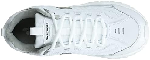 Skechers Sport Erkek Enerji Yakıcı Bağcıklı Spor Ayakkabı, Beyaz 12 W