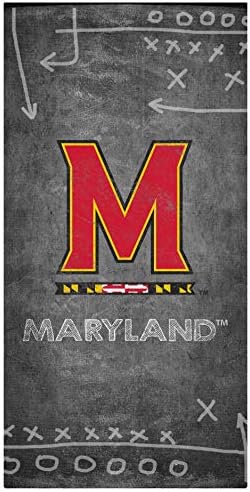 Fan Kreasyonları NCAA Maryland Terrapins Unisex Maryland Üniversitesi Tebeşir Oyun Kitabı İşareti, Takım Rengi, 6