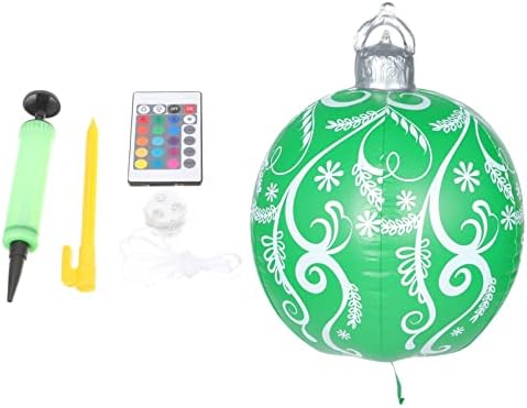 ISMARLAMA parlayan şişme Noel Light up şişme yılbaşı topu Noel ışık topları Dev Noel Ağacı topları top süsleme seti