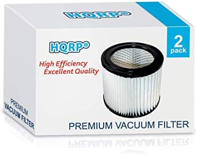 HQRP kartuş filtre 2-Pack ile uyumlu Shop-Vac MSC85L450 MSC85L500 MSC85L600C MSC85M250B MSCQPL55 MSCSS12-250 Elektrikli