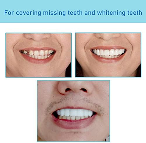 Takma Dişler Sahte Gülümseme Dişleri Kalıplanabilir Özelleştirilebilir Geçici Üst Dişler Anlık ve Güven Gülümsemesi