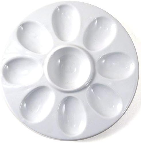 Omniware 8 Su Bardağı Beyaz Porselen Devilled Yumurta Tepsisi