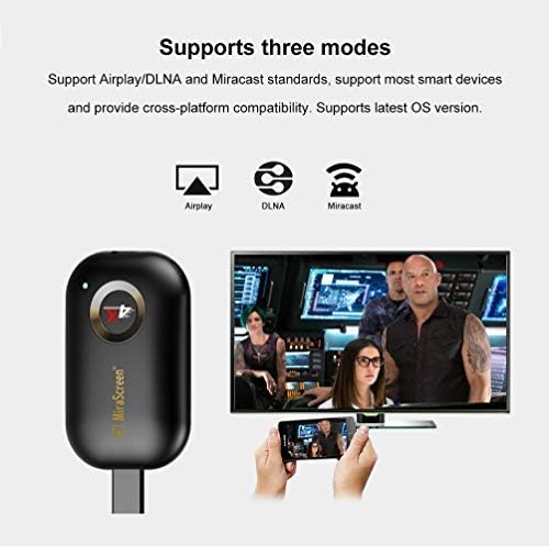SmartSee HDMI Kablosuz Ekran Alıcısı WiFi 4 K 1080 P Mobil Ekran Cast Yansıtma Adaptörü Dongle için iPhone Mac iOS