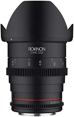 Rokinon 24mm, 35mm, 50mm ve 85mm T1.5 Sinema DSX Yüksek Hızlı 4 Lens Kiti Mikro Dört Thirds, paket Temizleme Kiti,