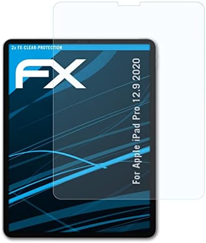 atFoliX Ekran Koruyucu Film ile Uyumlu Apple iPad Pro 12.9 2020 Ekran Koruyucu, Ultra Net FX koruyucu film (2X)