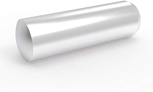 FixtureDisplays ® Standart Dübel Pimi-Metrik M10 X 45 Düz Alaşımlı Çelik +0,006 ila + 0,011 mm Tolerans Hafifçe Yağlanmış