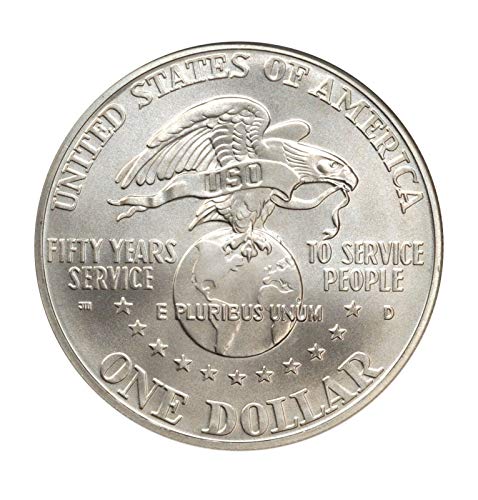 1991 D USO 50. Yıldönümü Hatıra BU Gümüş Dolar-Mücevher Parlak Dolaşımsız-ABD Darphanesi