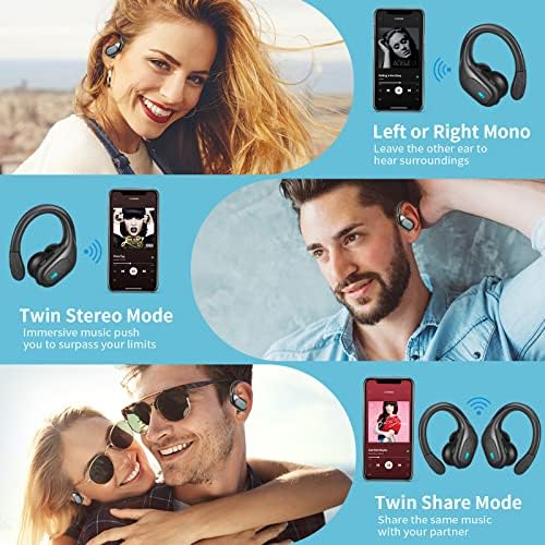 Kablosuz Kulaklıklar, Bluetooth Kulaklıklar Şarj Kılıflı Kulak Üstü Stereo Kablosuz Kulaklıklar Mikrofonlar LED Pil