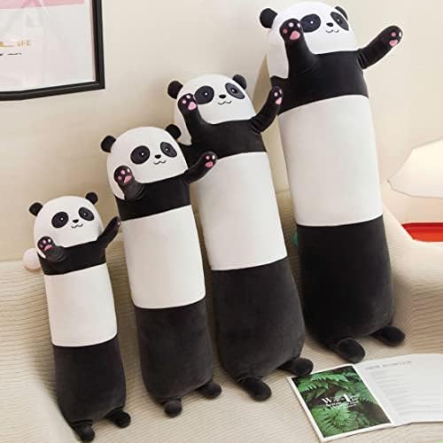 Yeqıvo Uzun Panda Peluş Yastık, Yumuşak Panda Uzun Vücut Atmak Yastık, sevimli Panda Dolması Hayvan Yastık Çocuklar
