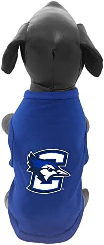 NCAA Creighton Bluejays Pamuklu Likralı Köpek Kolsuz Bluz, Minik