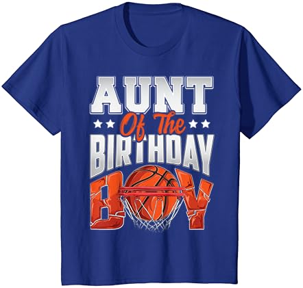 Teyze basketbol Doğum günü çocuk aile Baller doğum günü partisi T-Shirt