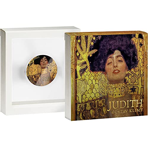 2023 DE Modern Hatıra PowerCoin Judith Ve Holofernes'in Başı Gustav Klimt 2 Oz Moneta Argento 10 Cedis Gana Antika