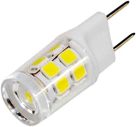HQRP 2'li paket G8 Bi-Pin 17 LED ampul SMD 2835 110V 2W Kısılabilir Değil Soğuk Beyaz 6000-6500K 150-200Lm