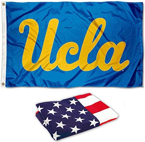 UCLA Logo Bayrağı ve ABD 3x5 Bayrak Seti