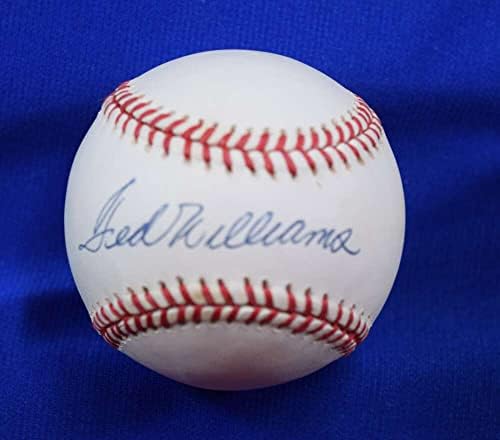 Ted Williams PSA DNA Coa İmzası Amerikan Ligi OAL İmzalı Beyzbol