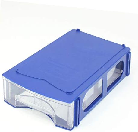 X-DREE Çekmece Tarzı şeffaf plastik saklama kabı için SMD SMT elektronik bileşenler (Caja de almacenamiento de plástico