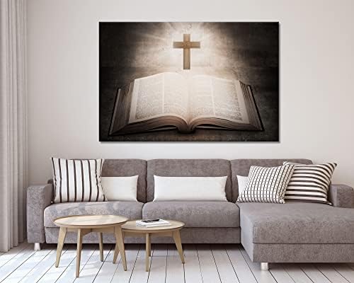 uoppoum Hıristiyan Duvar Dekor Haçlar Resimleri Duvar Posteri Retro Kutsal İncil Ev Dekorasyon Sanat Baskılar Boyama