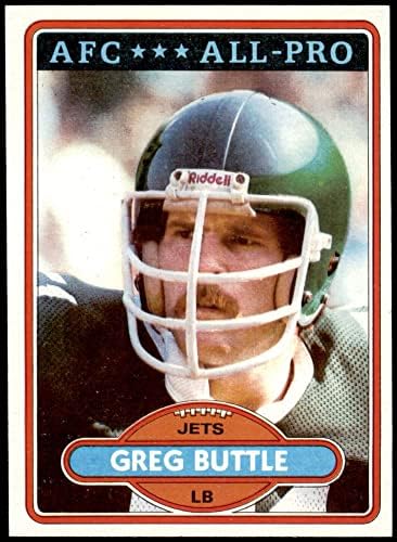 1980 Topps 340 Tüm Profesyonel Greg Buttle New York Jetleri (Futbol Kartı) NM / MT Jetleri Penn St