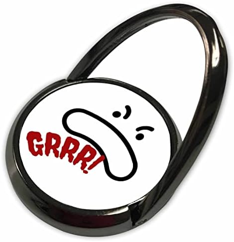 Grrr Metniyle 3dRose Sevimli Emoji - Telefon Çalar (phr-364902-1)