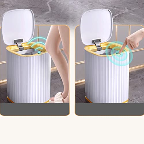 ZUKEELJT çöp tenekesi çöp tenekesi Koku ile Ev Mutfak Oturma Odası Yatak Odası Banyo Dar Yarık Kağıt Sepeti