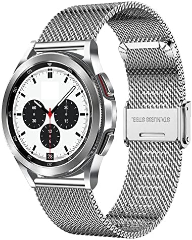 Samsung Galaxy Watch için Anrır 5 40mm 44mm Bantlar/Watch 5 Pro 45mm Bantlar, Galaxy Watch 4 için 20mm Mesh Paslanmaz