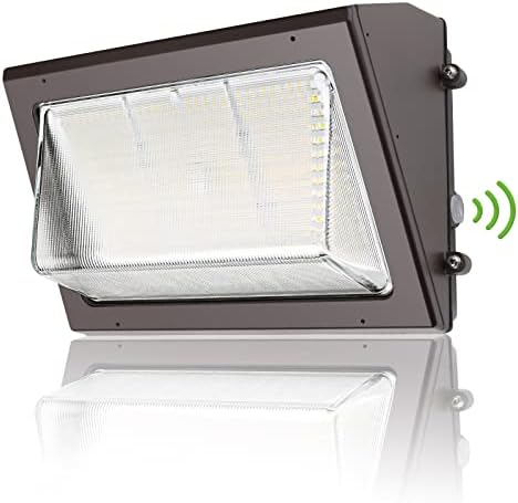 Alacakaranlıktan Şafağa Fotoselli Lepro LED Duvar Paketi Işığı, 120W 17400LM 600W Metal Halide Eşdeğeri, 5000K Gün