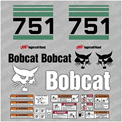Bobcat 751 Yükleyici Satış Sonrası Çıkartma / Aufkleber / Adesivo / Etiket / Yedek Set