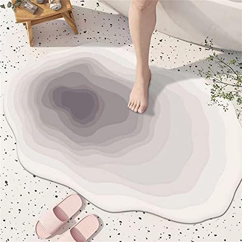 Süper Emici Banyo Paspası İnce Banyo Halıları Sevimli Degrade Banyo Halısı Yıkanabilir Hızlı Kuru Mat Banyo oda zemin