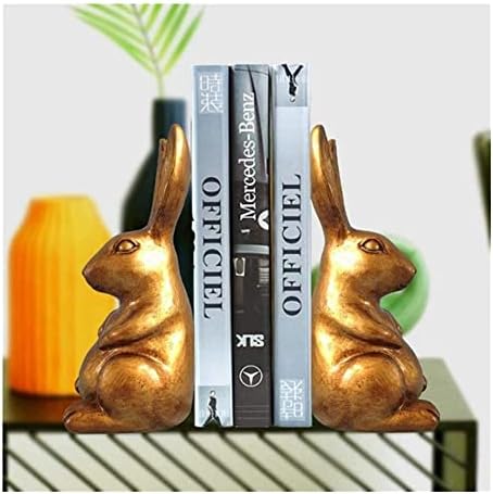 Heykeli Ev Süsler Yaratıcı Sevimli Tavşan Şekli Reçine Bookend Dergisi Raf Oturma Odası TV Kabine Yatak Odası Otel