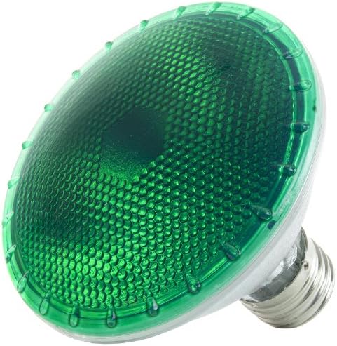 Sunlite 25160-SU 75PAR30/HAL/FL / G 75 watt, Halojen PAR30 Reflektör Ampul, Yeşil