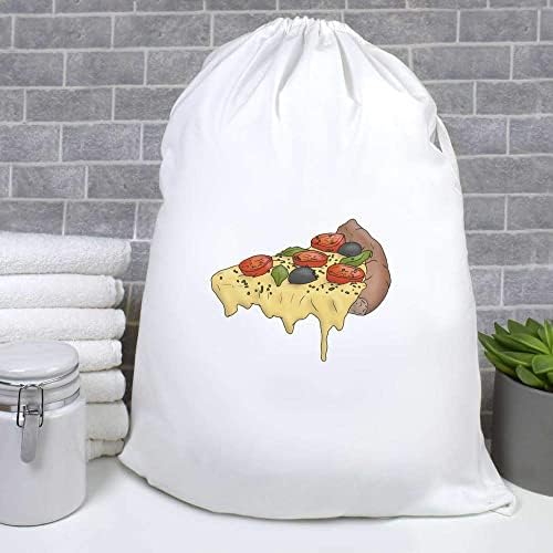 'Peynirli italyan Pizza Dilimi' Çamaşır / Yıkama / Saklama Çantası (LB00024008)