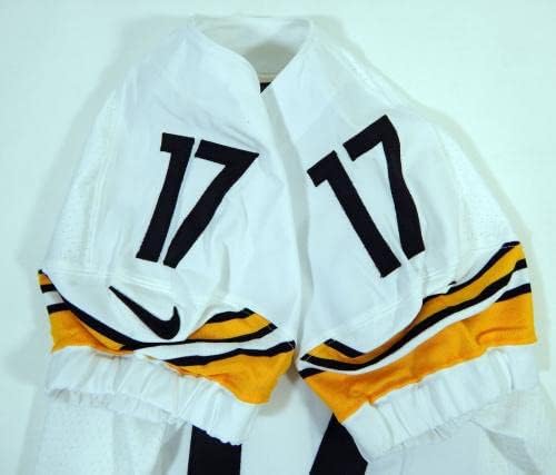 2013 Pittsburgh Steelers Deon Cain 17 Oyunu Yayınlanan Beyaz Forma DP12917 - İmzasız NFL Oyunu Kullanılmış Formalar