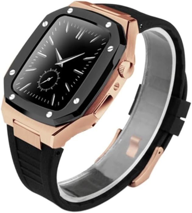 Apple Watch 7/6/5/4/SE/Serisi için TRDYBSK paslanmaz çelik bant, iWatch serisi güçlendirme için 41/44 / 45mm Metal