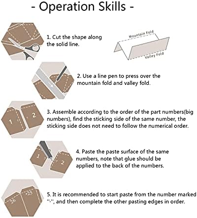 Koyun Kafası Görünüm El yapımı kağıt Heykel kendi başına yap kağıdı Kupa 3D Origami Bulmaca Geometrik Kağıt Modeli