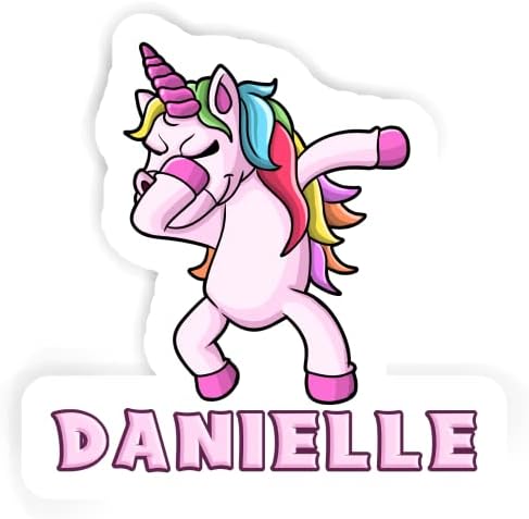 12 Çıkartmalar Danielle Unicorn (2 adet 5.5 inç, 4 adet 2.50 inç, 6 adet 1.8 inç)