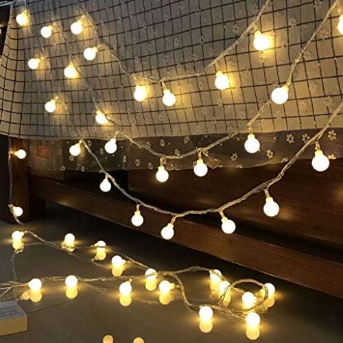 LANDUA LED Garland topu dize ışık noel tatili aydınlatma peri ışıkları açık pil parti düğün noel dekorasyonları gece