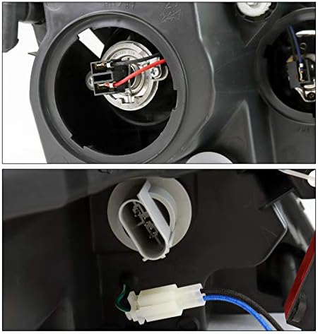 ZMAUTOPARTS Sıralı Sinyal Projektör Farlar Farlar Siyah ile Uyumlu 2010-2012 Ford Fusion