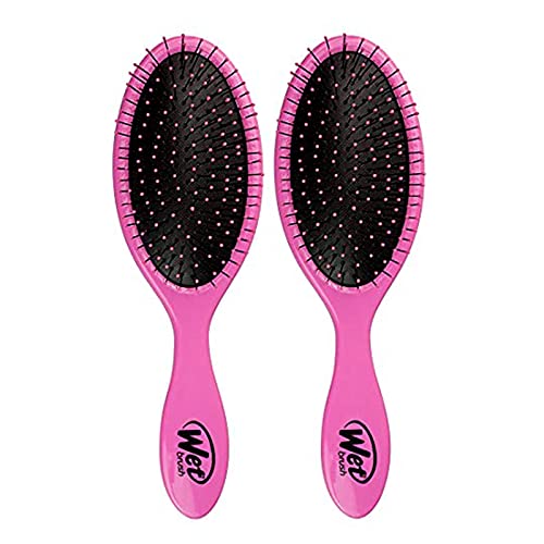 Islak fırça Orijinal Dolaşık Açıcı Saç Fırçası-Pembe (4'lü Paket) - Özel Ultra Yumuşak IntelliFlex Kıllar-Tüm Saç