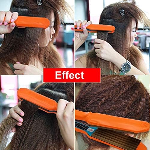 SBSNH profesyonel Elektrikli saç maşası PTC ısıtıcı saç Crimper Bigudi Mısır Plaka Kabarık Değnek sıkma perma atel