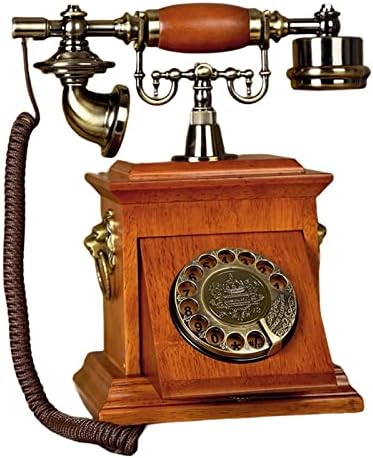 Retro Telefon Klasik Masa Telefonu Avrupa Tarzı Kablolu Döner Telefon Ev Odası Dekorasyon Ofis Sabit Oturma (Renk:
