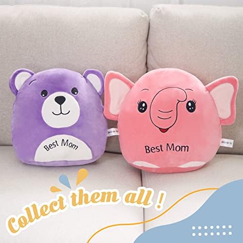 CozyWorld 16 anneler Günü En Iyi Anne Sevimli Fil Dolması Hayvan Oyuncak peluş yastık Sarılma Süper Yumuşak kanepe