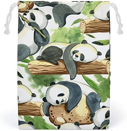 Hayvan Panda Suluboya ipli çanta Çanta Toz Geçirmez Hediye Dayanıklı Çanta Ev Seyahat için