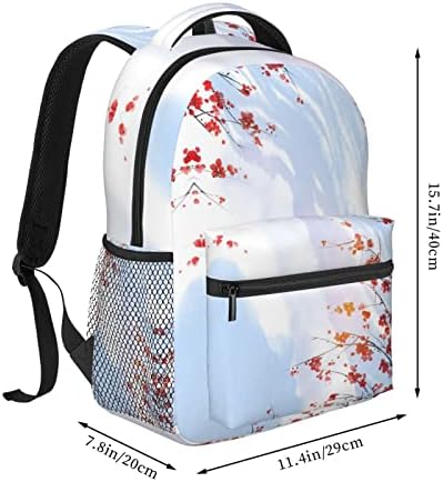 AFHYZY Kiraz Çiçekleri dizüstü bilgisayar seyahat sırt Çantası Kadın Gizli sakli konusmalar Hafif okul sırt çantası