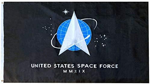 Amerikan Toptan Satış Mağazası Amerika Birleşik Devletleri Uzay Kuvvetleri 100D Poli Naylon Çift Taraflı 3x5 3'x5'