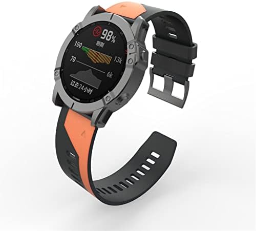 EEOMOiK Spor Silikon Kordonlu Saat Bilek Kayışı Garmin Fenix 6X6 Pro 5X5 Artı 3 SAAT Smartwatch 22 26mm Kolaylık Hızlı