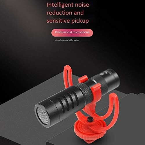 LHLLHL 3.5 mm SLR Mini Tek Cep Telefonu Mikrofon Profesyonel Canlı Vlog Ev Kardioid İşaretleme Mikrofon