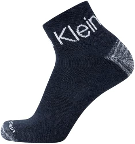 Calvin Klein Erkek Çorapları-Atletik Yastıklı Çeyrek Kesim Ayak Bileği Çorapları (12'li Paket)