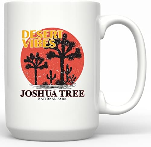 Çöl Vibes Joshua Ağacı Milli Parkı Kupa Yürüyüşçü Camper Doğa Aşığı Kahve Kupa Hediye Kamp Sevgilisi Yürüyüş Sevgilisi